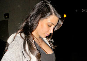 Finalmente se le ve la barriguita a Kim Kardashian (Foto)