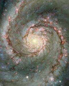 Una galaxia espiral (Foto)