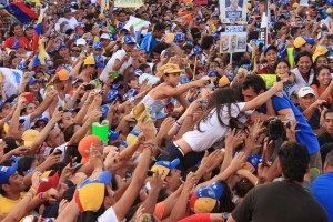 Anzoátegui desbordó las calles con Capriles (Fotos)
