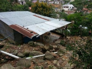 Viviendas inundadas y deslizamientos en el Táchira