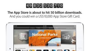 Apple regalará diez mil dólares a quien descargue la aplicación 50.000 millones