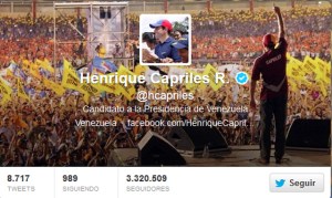 Capriles agradece millones de felicitaciones de todos los venezolanos