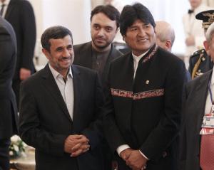Morales y Ahmadineyad se reunieron hoy en Moscú, según el Gobierno boliviano