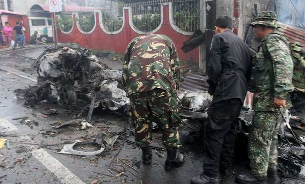 Una bomba deja seis muertos y 26 heridos en Filipinas