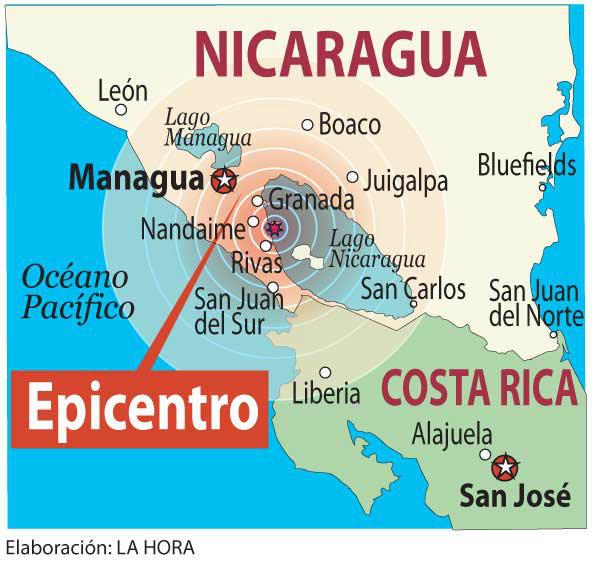 Sismo de 5 grados Richter frente a costas del Pacífico de Nicaragua no causó daños