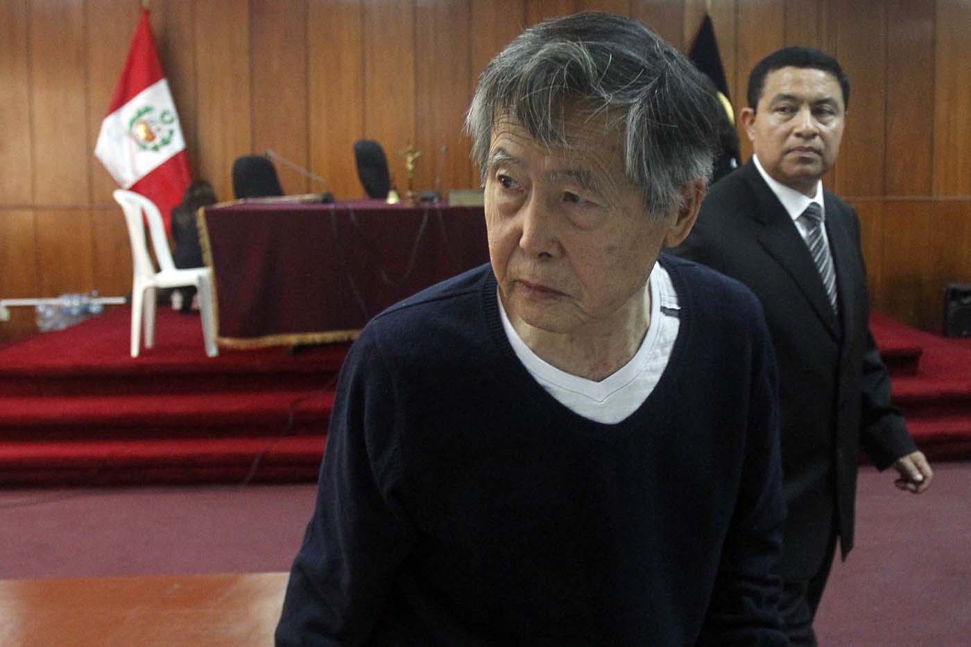 Fujimori admite que es posible que nunca salga con vida de prisión