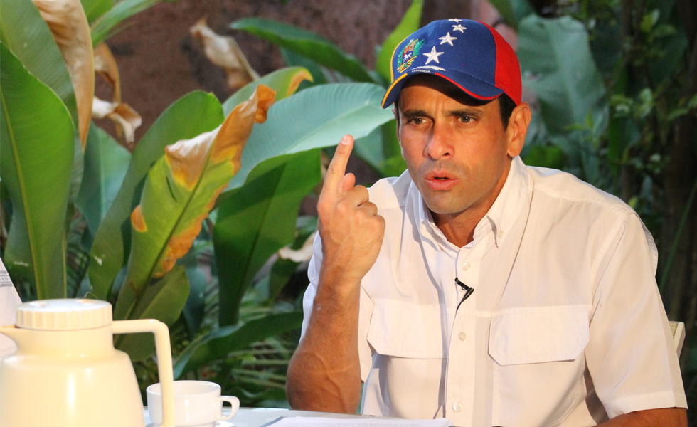 Capriles no cree que militares venezolanos repriman al pueblo si Maduro lo ordena