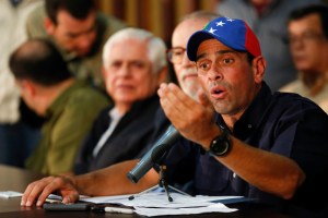 Capriles asegura que una victoria el 8D representaría un “freno” a la crisis venezolana