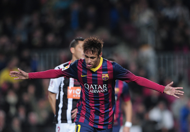 Neymar sigue en racha goleadora, ahora en Copa del Rey