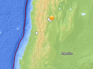 Sismo de magnitud 5,6 en Argentina