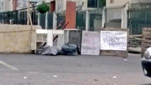 Este es el mensaje de una barricada en Mérida (Foto)