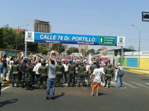 GNB retiene marcha de mujeres en Maracaibo (Fotos)