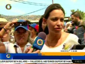 María Corina Machado: Exigiremos a los militares que cesen la represión