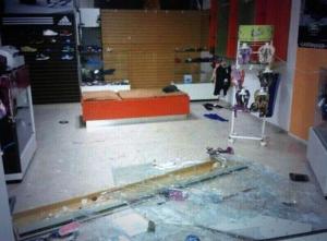Así quedó una tienda en Mérida después de saqueos (Foto)