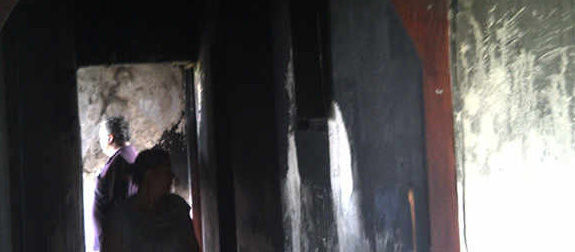 Un apartamento y un autobús incendiados por enfrentamiento con la GNB en Guayana