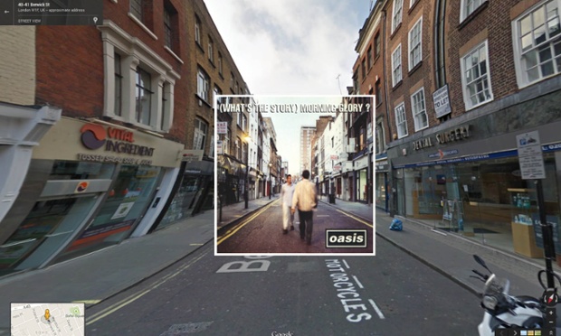 Geniales portadas de discos recreadas con “Google Street View” (Fotos)