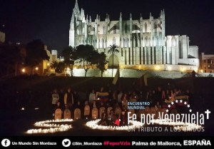 Venezolanos en el mundo rindieron tributo a los caídos con Fe por Venezuela