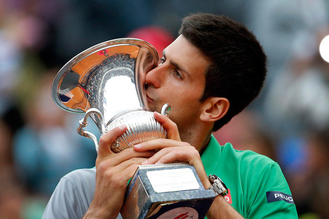 Djokovic vence a Nadal y logra su tercer título en Roma