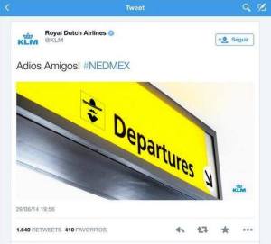 Así fue la embarrada de la aerolínea holandesa KLM con tuit burlón contra México (+ disculpas)