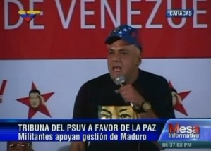 Jorge Rodríguez: Blah, blah Chávez… blah, blah Maduro… blah, blah magnicidio (camisa y reloj combinaditos)
