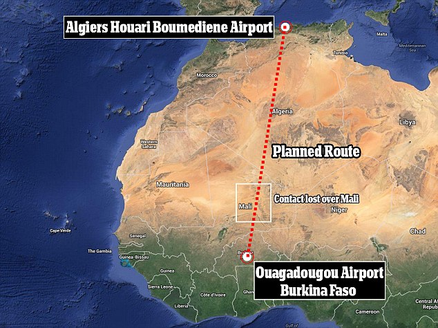 La mayoría de los pasajeros del avión Air Algerie son extranjeros