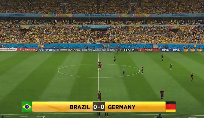 En video: Recrean el 7-1 de Alemania-Brasil con los jugadores de un solo equipo