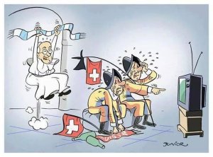 El Papa se desquitó de la Guardia Suiza (Imagen)