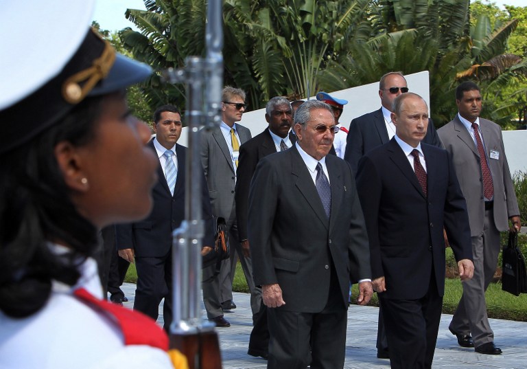 Putin y Raúl Castro se reúnen en La Habana (Fotos)