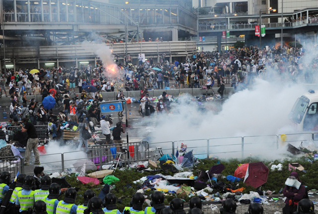 Se presume que hay más de 34 heridos en las protestas de Hong Kong