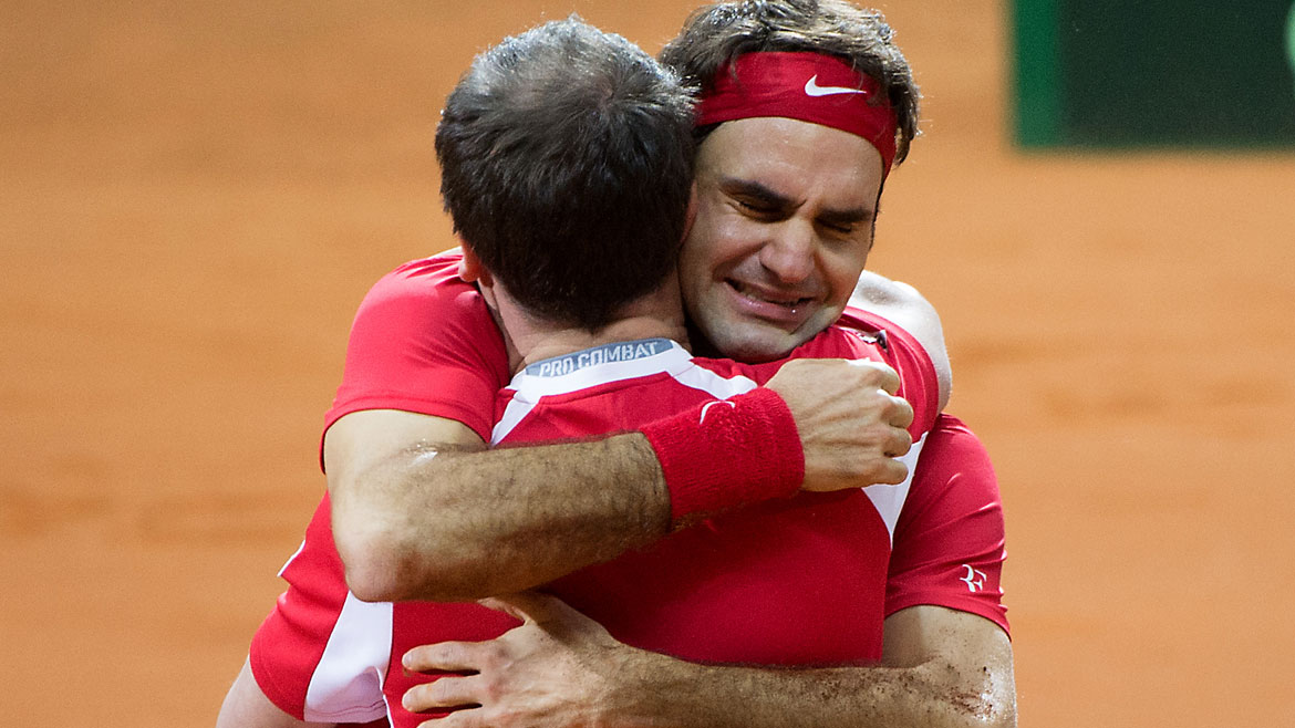 FOTOS: La máxima emoción de Roger Federer