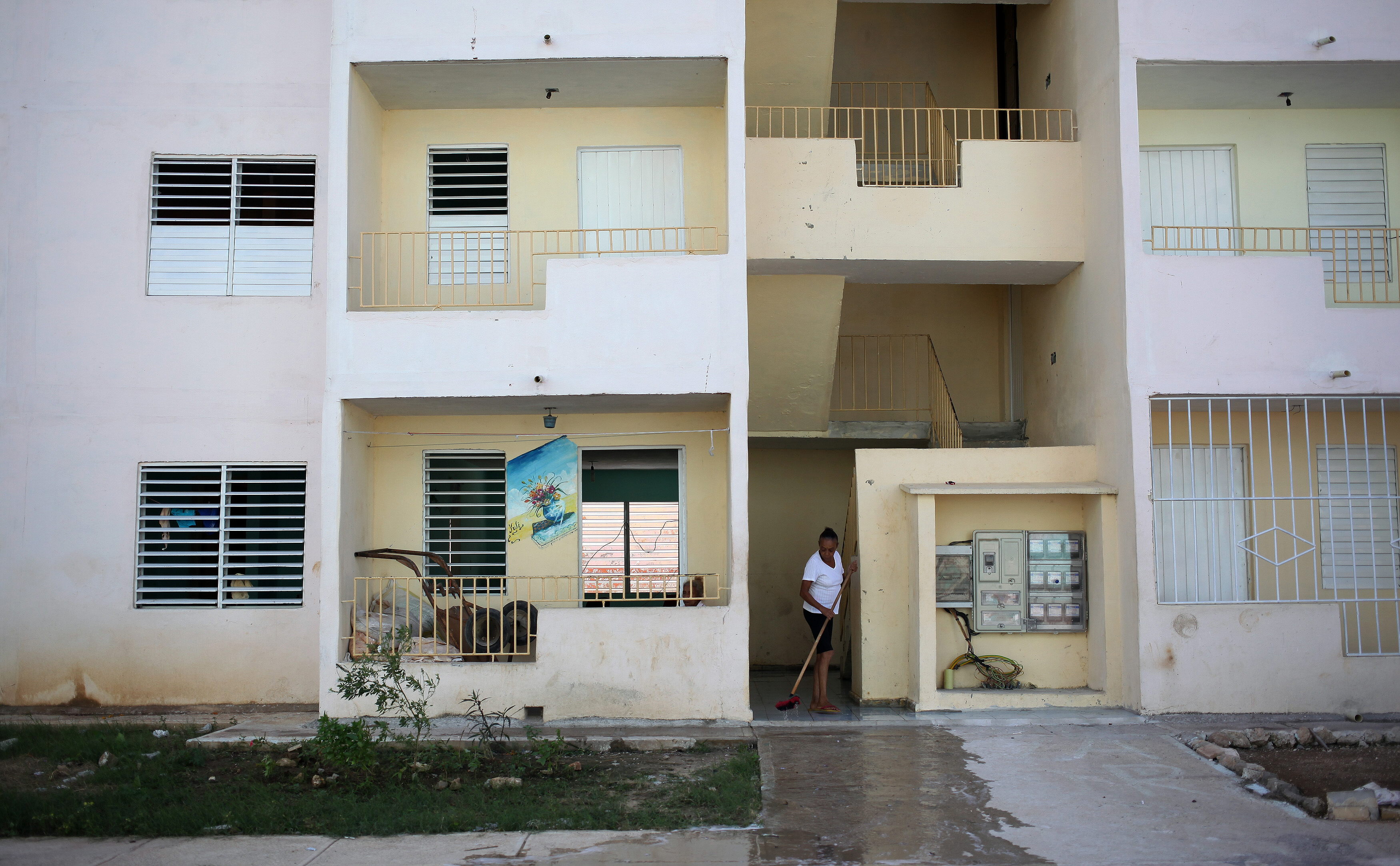 En Cuba, las viviendas sociales las entregan sin terminar