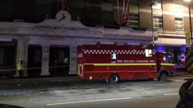 Explosión en un hotel de Londres deja 14 heridos