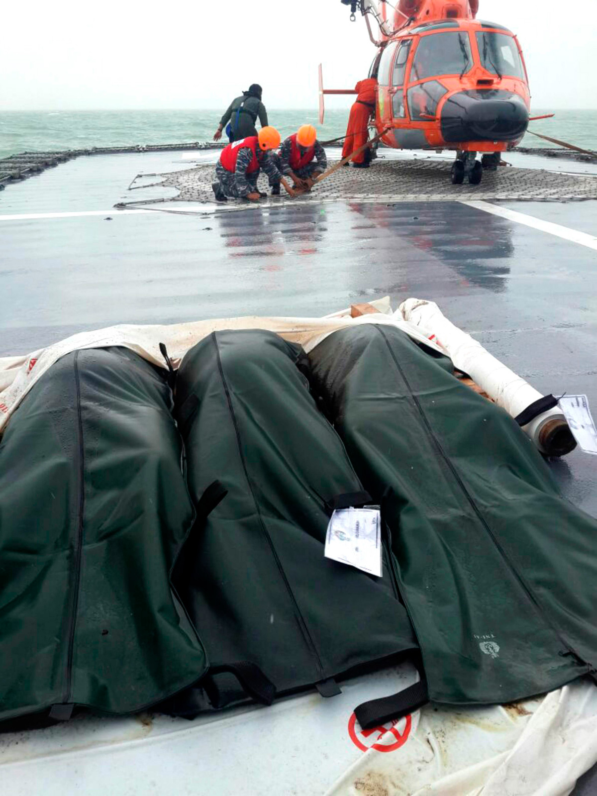 Recuperan siete cadáveres del avión de AirAsia