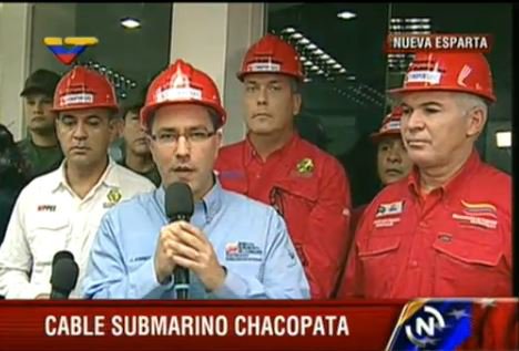 En Nueva Esparta inauguran cable submarino para incrementar suministro eléctrico