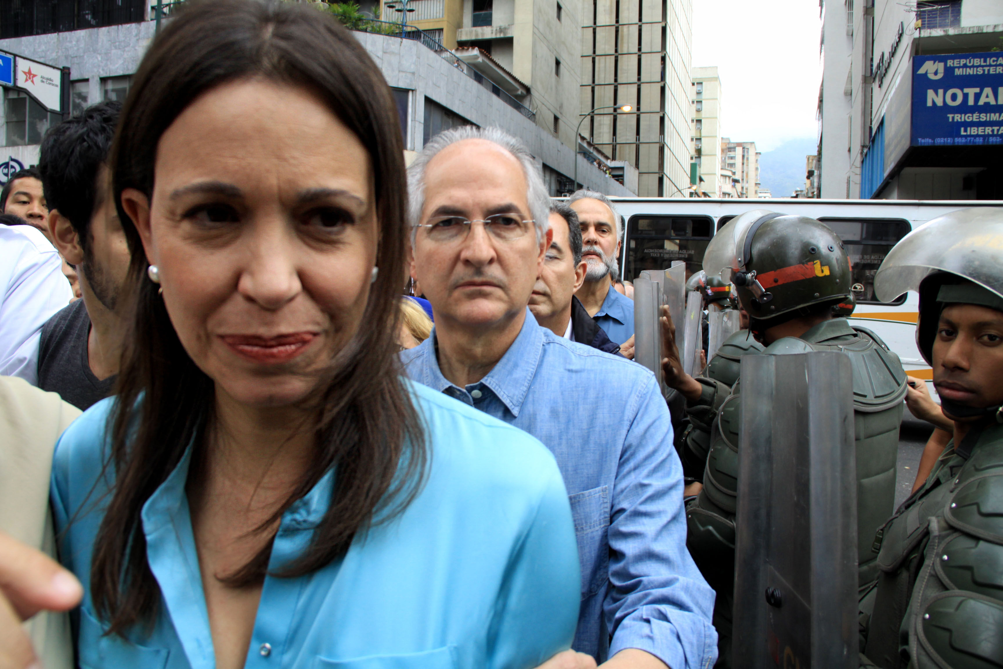 María Corina: Estaba segura que Antonio Ledezma no permitiría que lo hicieran rehén de la tiranía