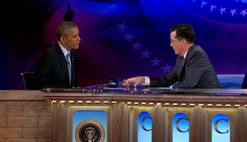 Obama se burla de sí mismo en programa de televisión (Video)