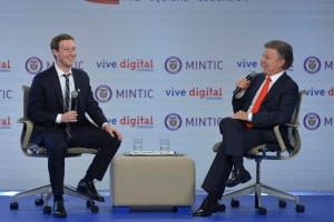 Zuckerberg afirma que acceso a internet puede “ayudar a resolver” la guerra en Colombia