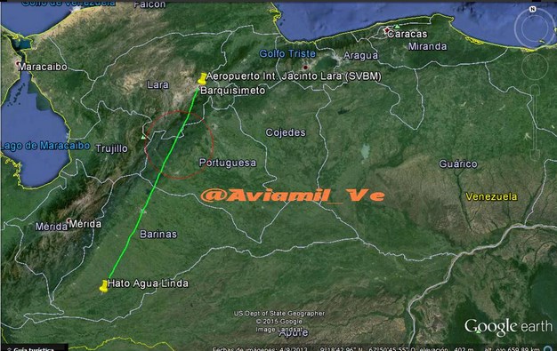 Se extravía aeronave con ruta Lara – Barinas