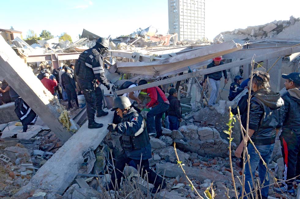 Las fotos más impactantes de la explosión de hospital en México