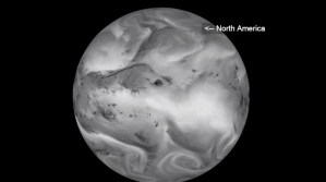 Magnífico: Vista con infrarrojos, la Tierra es un gran planeta gaseoso (Video)
