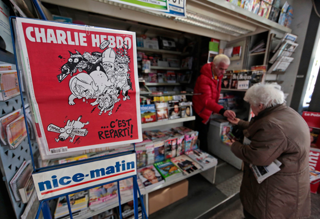 El nuevo número de Charlie Hebdo en venta, sin suscitar el entusiasmo del anterior