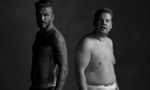 Así revive David Beckham sus famosos comerciales en ropa interior