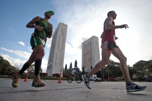 Caracas se paraliza por el maratón CAF