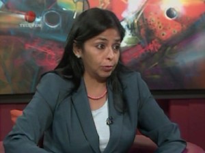 Según Delcy Rodríguez, Venezuela sufre acoso mediático a nivel internacional