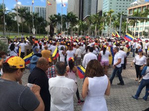 Venezolanos en el exilio rechazan violencia y piden a EEUU sancionar al general Zavarse