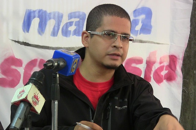 Nicmer Evans lanza su candidatura a la alcaldía de Caracas