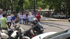 Opositores se concentran en la avenida Francisco de Miranda