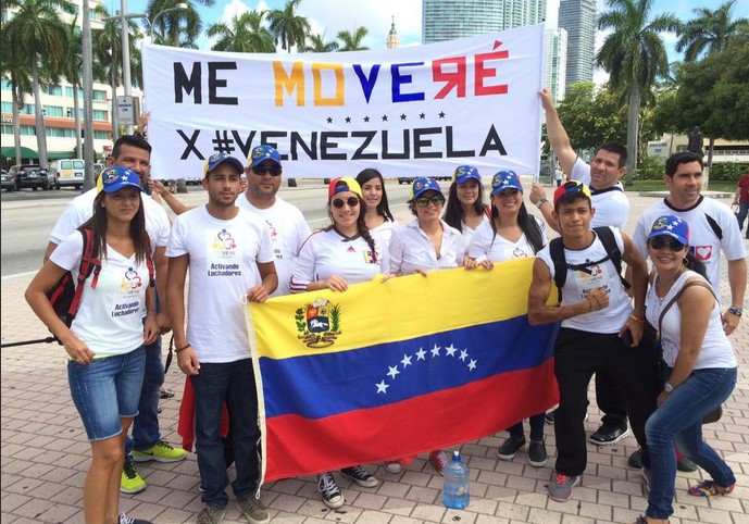 Fotos: Venezolanos en Miami se suman a convocatoria de Leopoldo #30MVamosTodosHora0