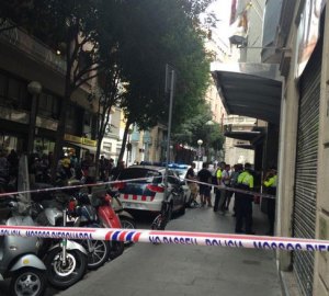 Tiroteo en la Rambla de Barcelona deja dos heridos (Fotos)