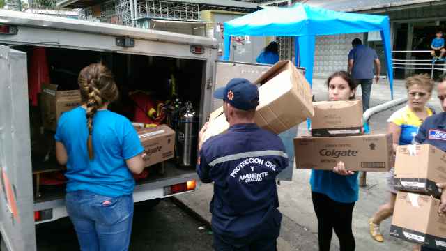 Instalan centro de acopio en Chacao para ayudar a afectados en Guasdualito